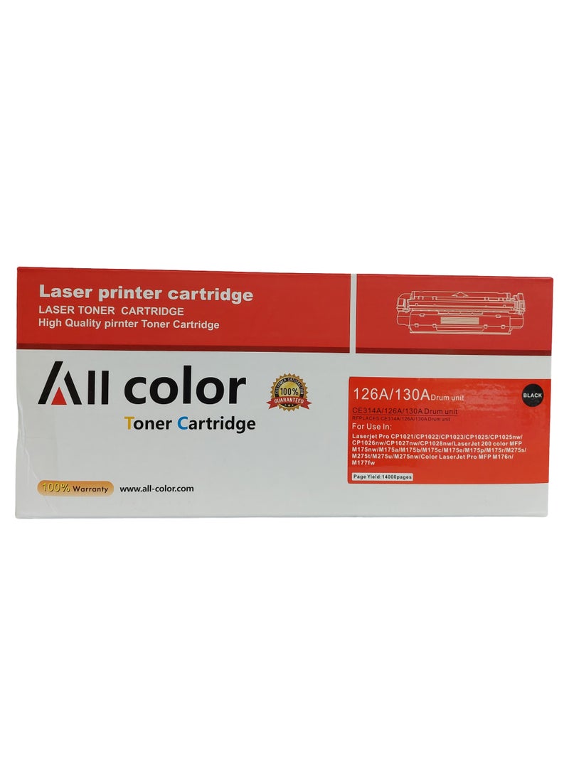 اول كلور متوافق مع أسطوانة تصوير حبر الليزر CE314A البديلة لطابعات HP Lasercolor CP1025/M175/M176/M177