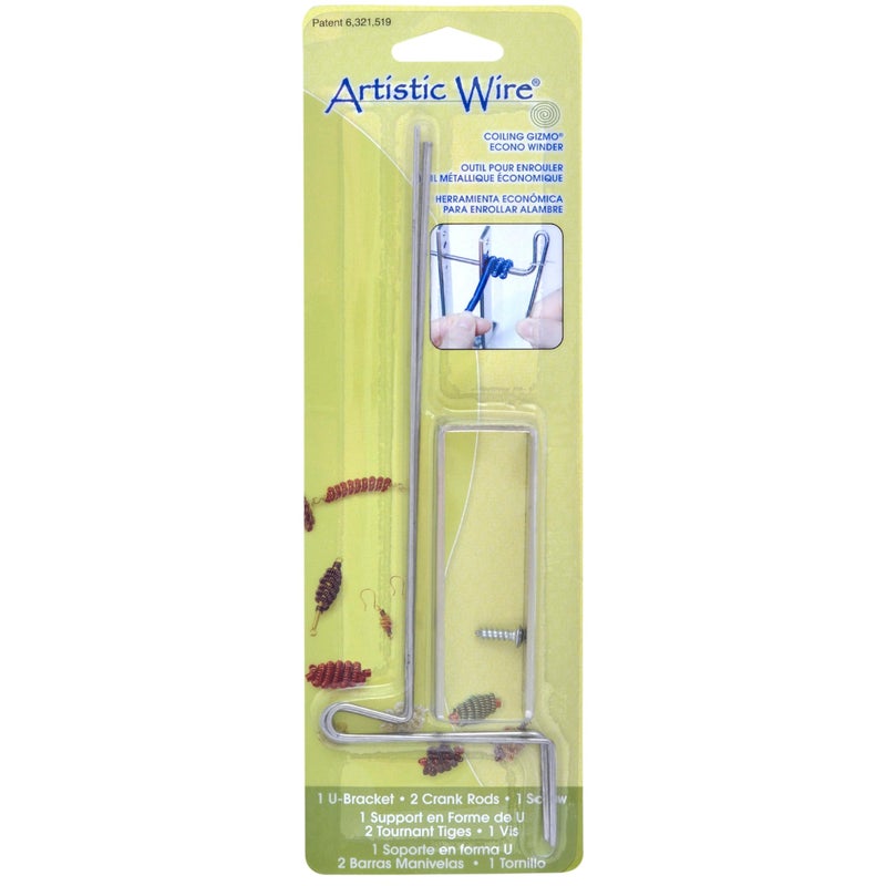 Artistic Wire Coiling Gizmo Econo Winder 2 rods 30 mm 012 in and 20 mm 008 in