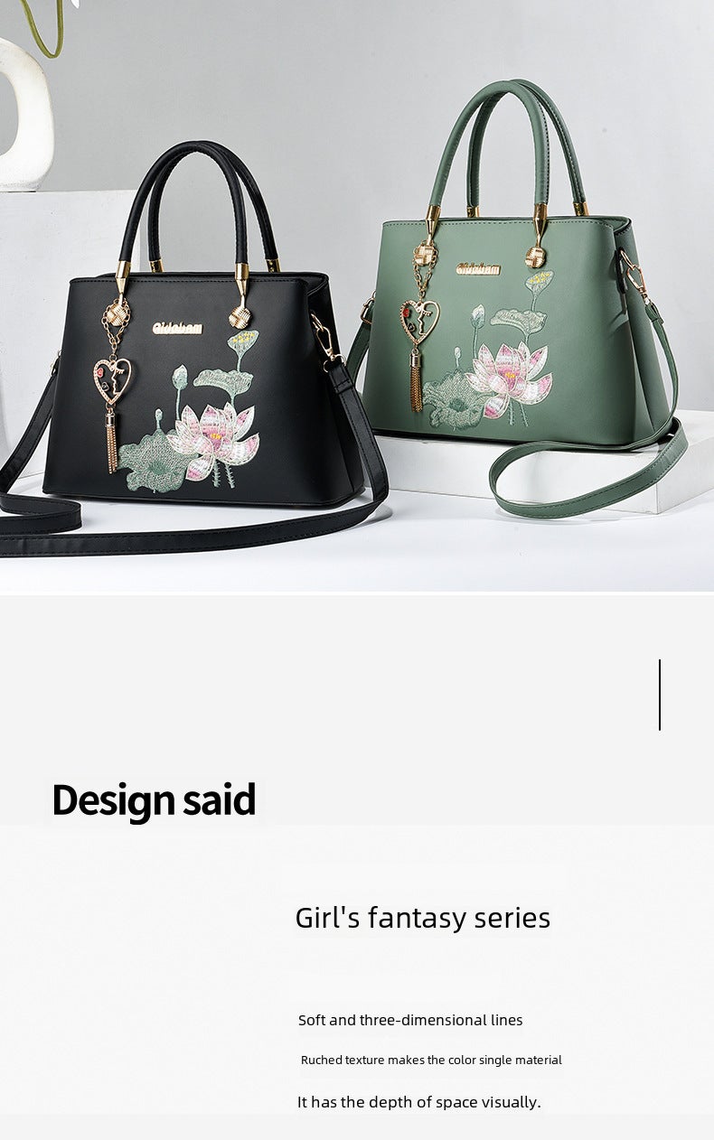 New Large Capacity Women'S Bag Handbag Fashion Casual Shoulder Crossbody Bag All-Match Simple Lightweight Mother Bag - Image 2
