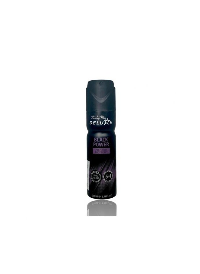 Shirley May - Black Power - Body Spray - For Men - 200ml - Image 1