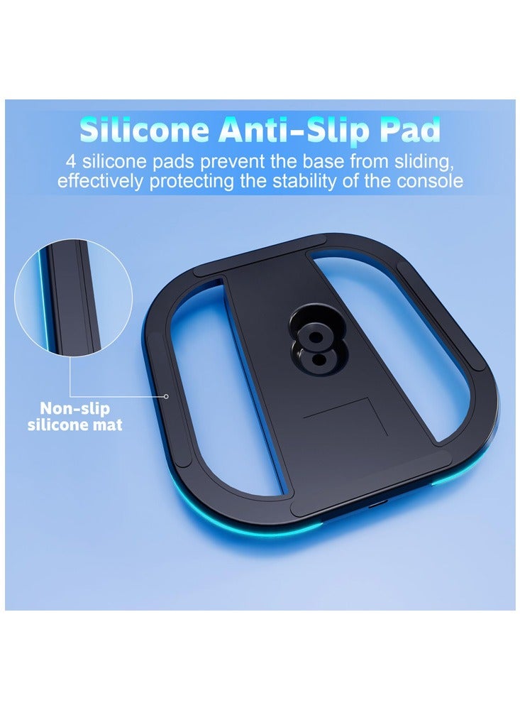 DAX STAR Vertical Stand for PS5 PS5 Slim Consoles, Playstation 5 Vertical Stand with 7 RGB Lights for PS5 Digital PS5 Disc, PS5 Slim Digital PS5 Slim Disc with Screw, Black - Image 5