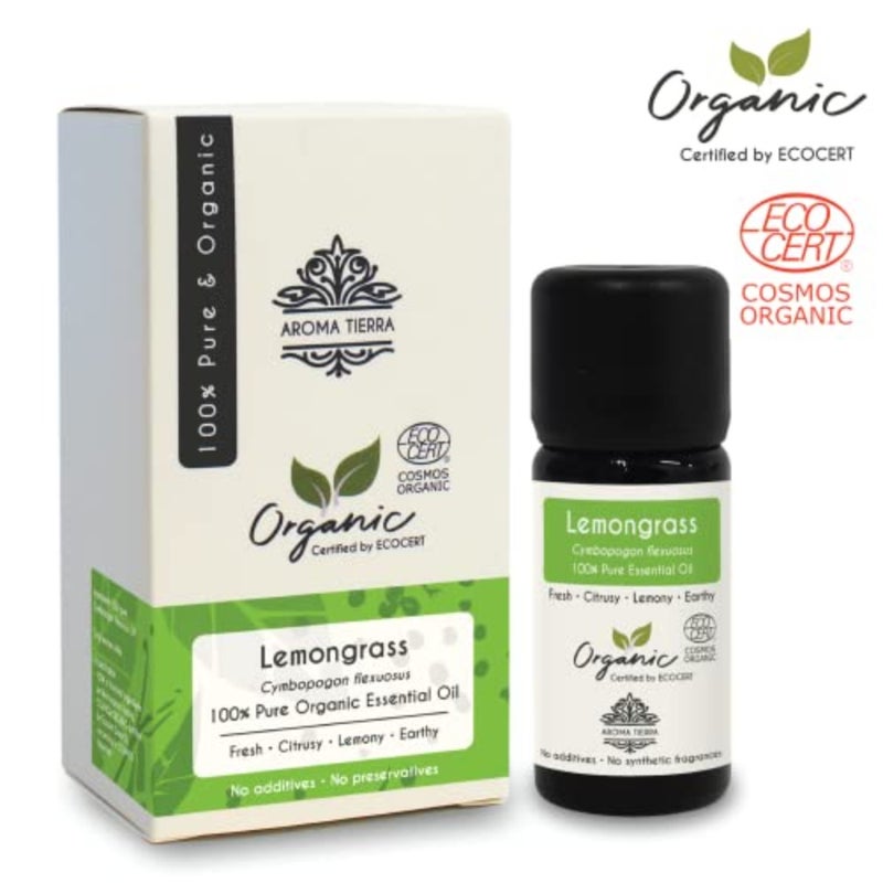 Aromatherapy diffuser and skin care use: organic lemongrass essential oil, 100 pure natural extract, fresh citrusy scent, energizing effect, golden-yellow color, cold-pressed from sustainably harvested grass - Image 4