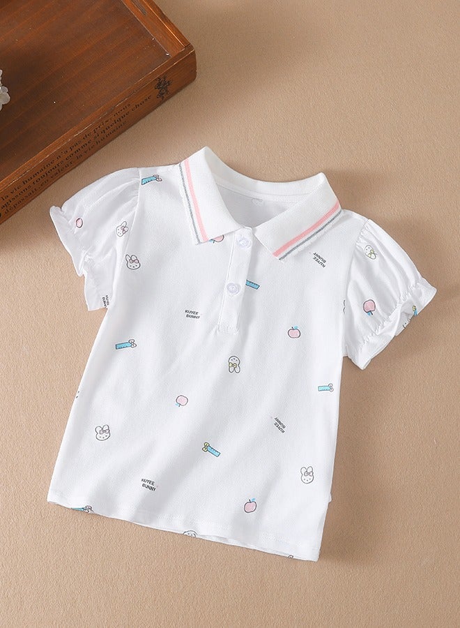 KUYEEBEAR KUYEEBEAR Summer Sport Polo Shirt For Girls'  - Image 1