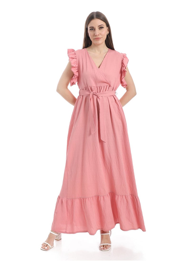 Caesar Women's sleeveless linen dress  - Image 1