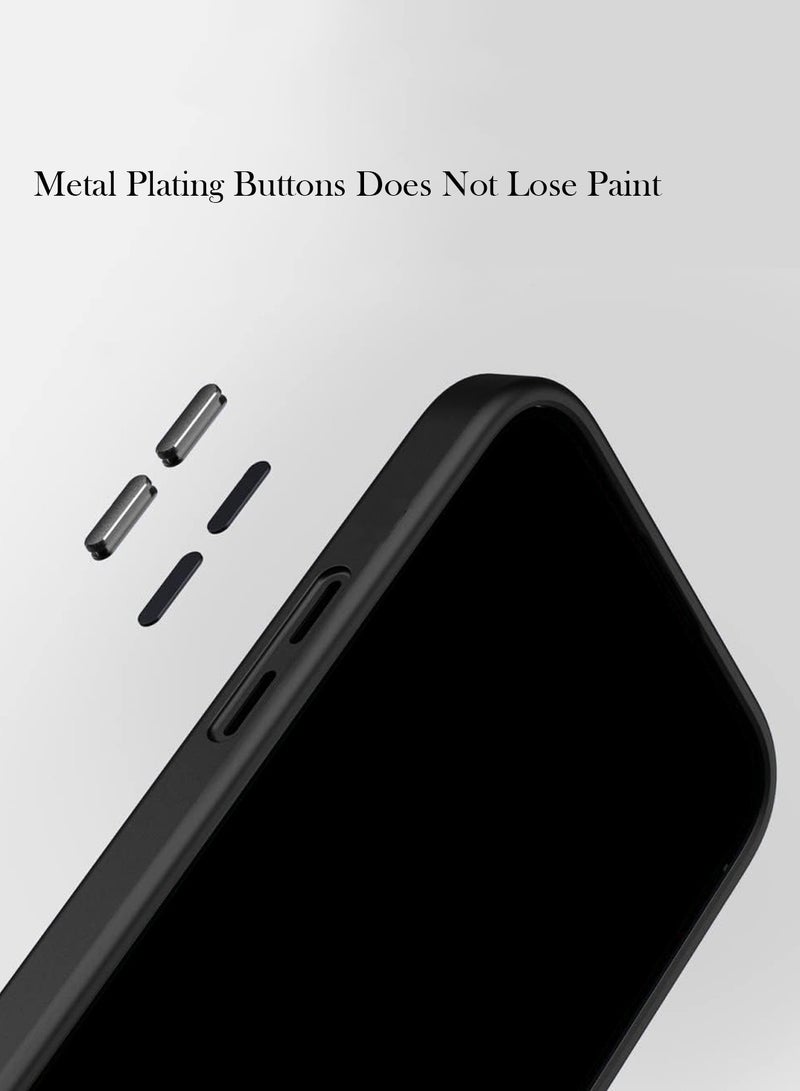 Wtech Soft Silicone Hybrid Translucent Slim Stylish Luxury Electroplated Camera Border Stand Case Cover For Honor X9a 5G 2023 Black - Image 3