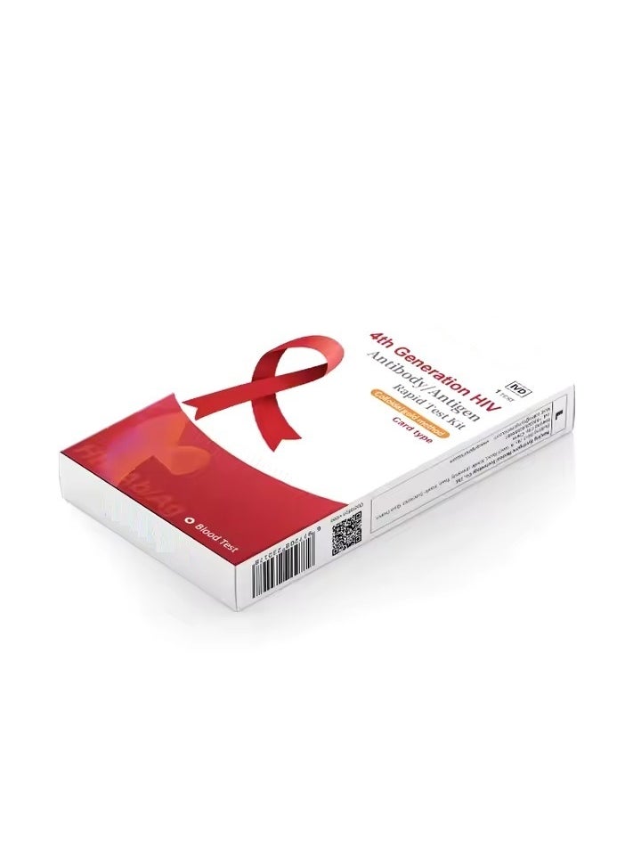 Generic - Home test 4th Generation HIV Antibody/Antigen Combo using at home HIV test strip, rapid home HIV test, at-home HIV test kit, HIV analysis using a precise test strip, home HIV test for accurate results, affordable home HIV test, fast home HIV test results, self-administered home HIV test, HIV test at home for accurate results - Image 1