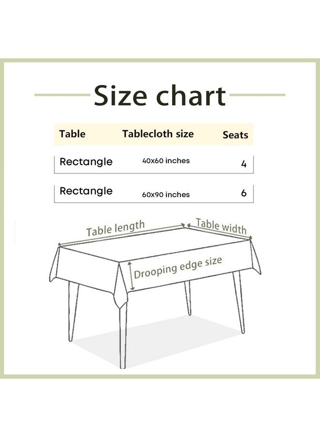 LINENWALAS 100% Cotton Table Cloth for 6 Seater Dining Table, Printed Rectangular Table Cover for Centre Table, 60 x 90 Inches (Birdie Bliss, 6 Seater) - Image 5