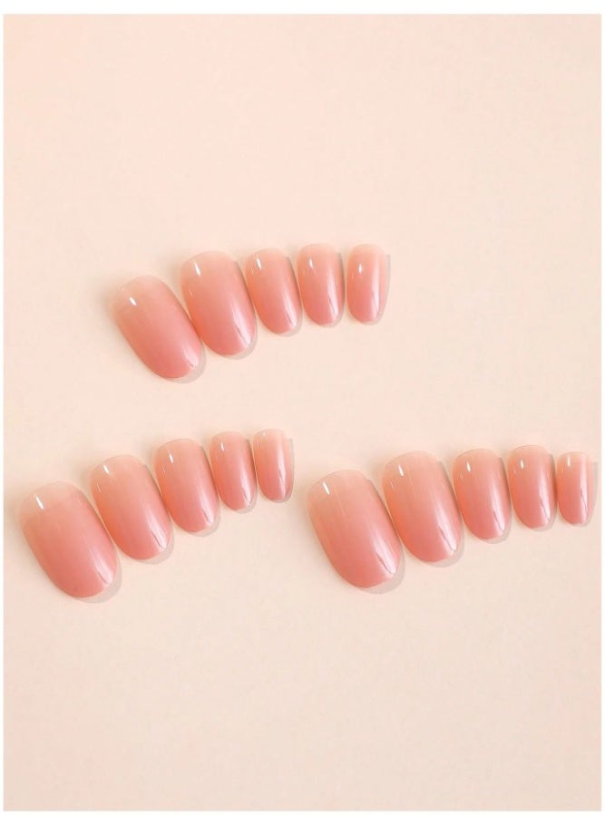 عدد 24 قطعة من الأظافر الطويلة + 1 ورقة شريط لازق + 1 قطعة مبرد أظافر - Image 5