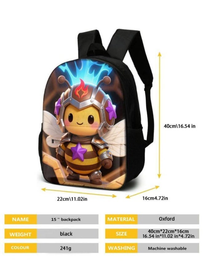 Bright Li Fire Cute cartoon embellishment, double-shoulder pen bag set (students, children, friends' outings, mountain climbing sports, etc. can be used) - 103 - Image 5