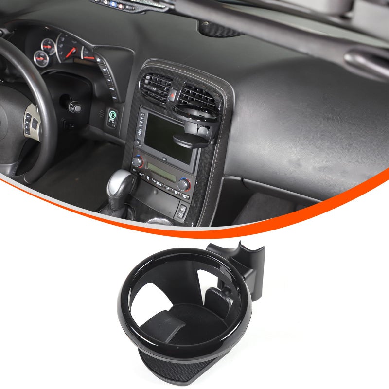 حامل أكواب هواء السيارة متوافق مع شيفروليه كورفيت C6 2005-2013 ، موسع حامل أكواب السيارة ، ملحقات حامل المشروبات على لوحة القيادة