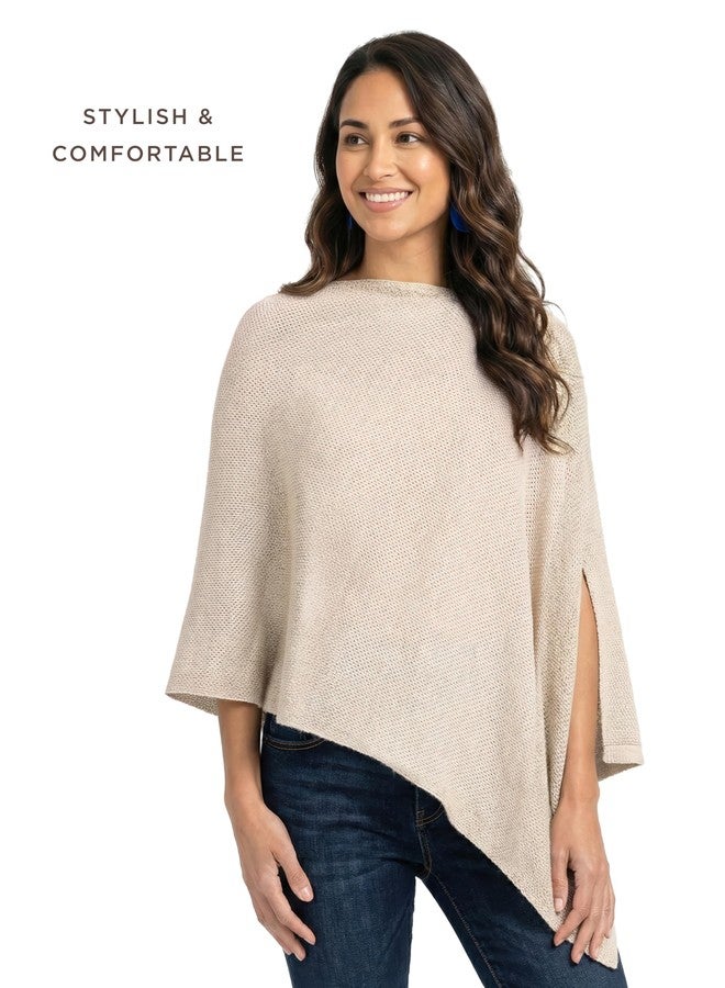 Cocoon We are Amma | The Cocoon™ - Newborn Essentials Must Haves: Nursing Cover for Breast Feeding Essentials | Nursing Sweater Used as Breastfeeding Cover (Natural, One Size) - Image 2