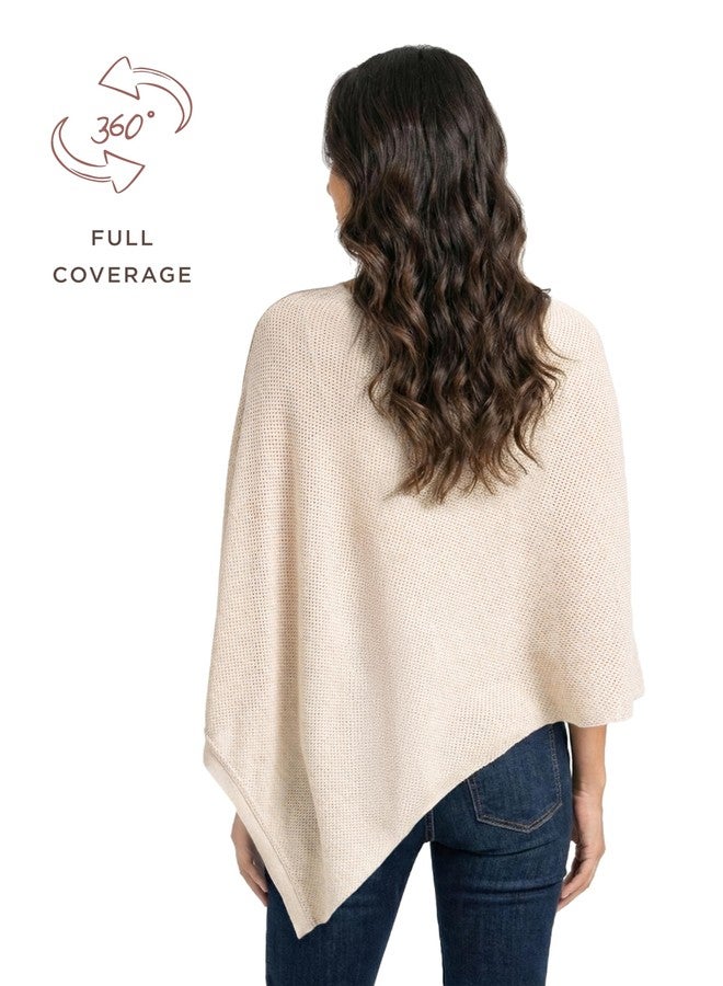 Cocoon We are Amma | The Cocoon™ - Newborn Essentials Must Haves: Nursing Cover for Breast Feeding Essentials | Nursing Sweater Used as Breastfeeding Cover (Natural, One Size) - Image 3