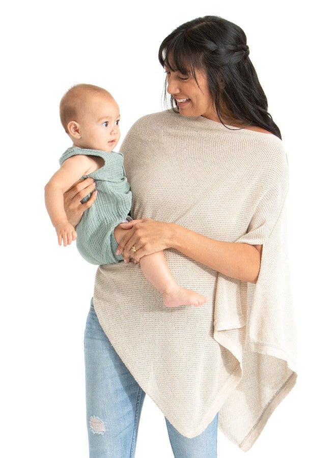 Cocoon We are Amma | The Cocoon™ - Newborn Essentials Must Haves: Nursing Cover for Breast Feeding Essentials | Nursing Sweater Used as Breastfeeding Cover (Natural, One Size) - Image 1
