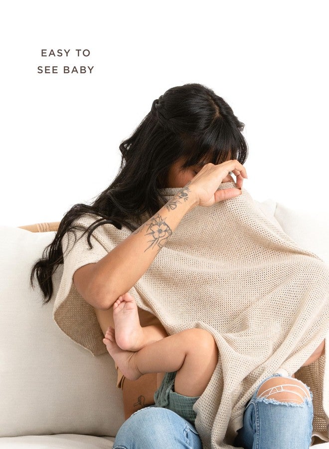 Cocoon We are Amma | The Cocoon™ - Newborn Essentials Must Haves: Nursing Cover for Breast Feeding Essentials | Nursing Sweater Used as Breastfeeding Cover (Natural, One Size) - Image 4