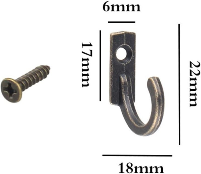 هوك سبيكة البرونز والزنك بتصميم منحني فريد مقاوم للصدأ ومقاوم للخدوش - Image 4