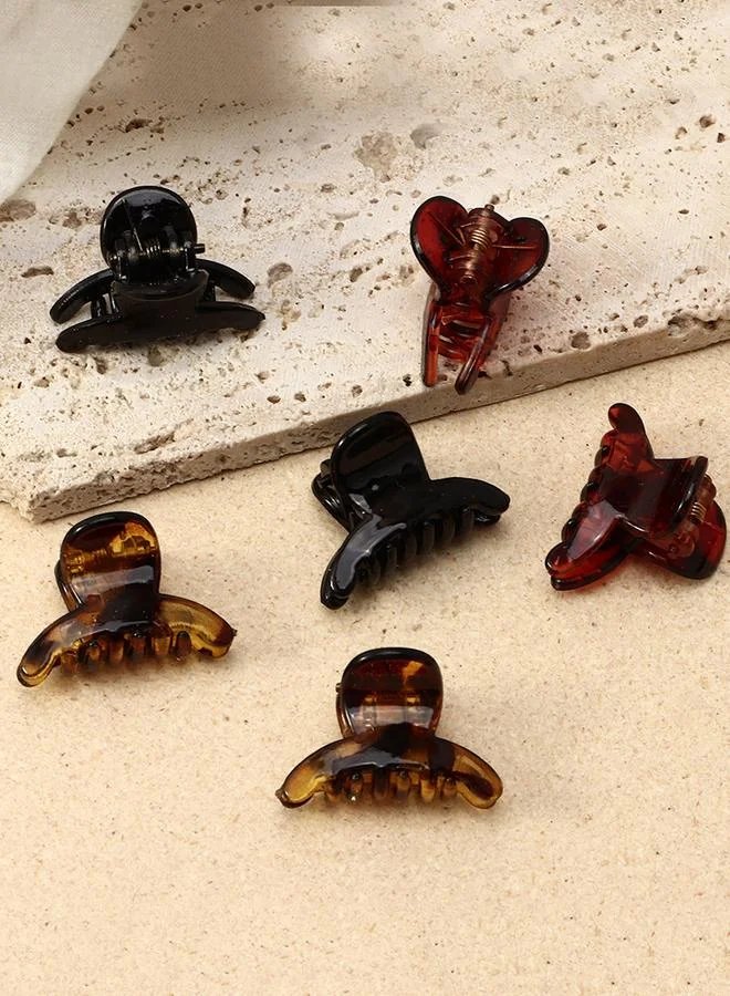 Take Two Set of 6 - Assorted Hair Claw Clip