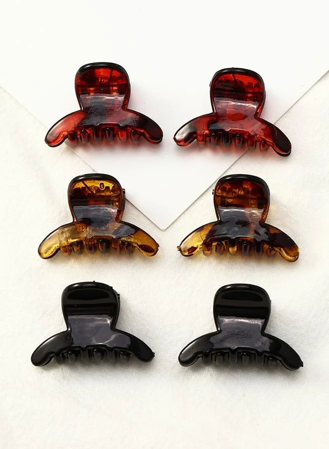Take Two Set of 6 - Assorted Hair Claw Clip
