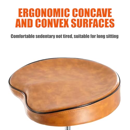 Softline Pro Drum Throne Saddle Seat Apple Shape Padded Drum Stool Height Adjustable 43.8–61 cm Heavy Duty Double Braced Legs Anti-Slip Feet for Drummers & Musicians - SP ADT900 - Image 3
