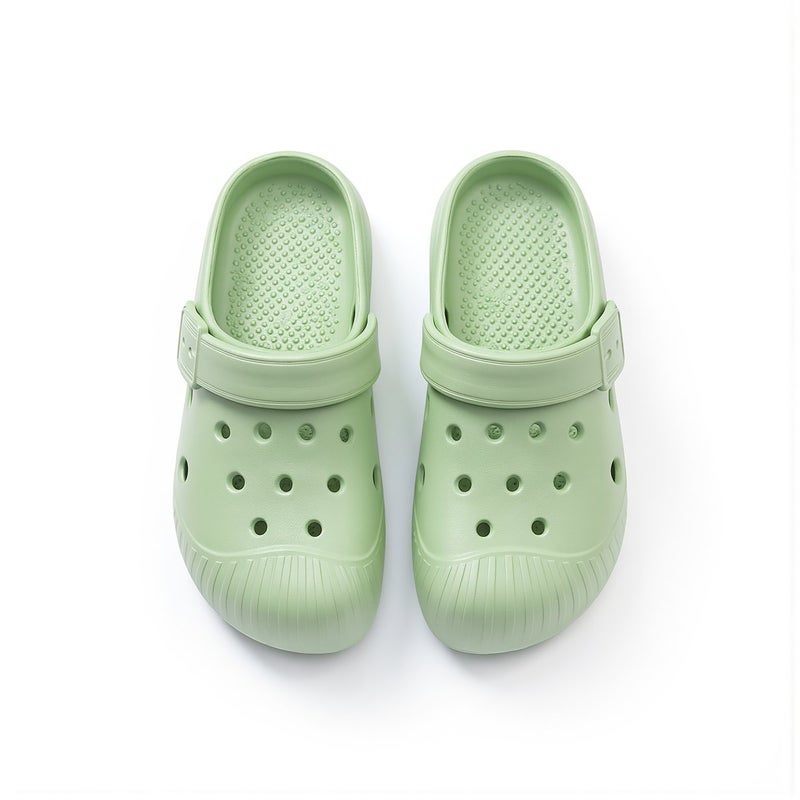 Odor Resistant No Stuffy No Slip No Squeak Women Clogs for Bathroom 36-37 - Image 1