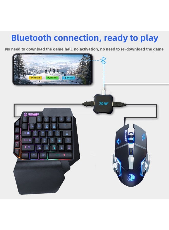 JCHF Throne LOL League Of Heroes Eating Chicken Artifact King One-handed Keyboard Colorful Mechanical Mouse Gaming Keyboard-Product Color:JCHF Throne F11 Mouse F6 Keyboard  - Image 2