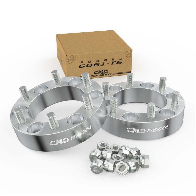 6x55 Wheel Spacers Forged 125 Inch 32mm Compatible For GMC Jimmy C15 K15 K1500 K1500 Suburban Chevy Blazer K1500 For Jeep Cherokee International Scout 2pc 108mm 71620 Studs 6x1397 Spacer