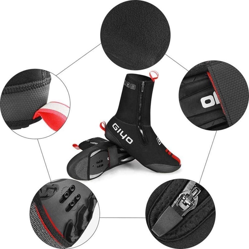BNVB GIYO Cycling Shoes Covers, S-XXXL Neoprene Waterproof and WinterProof Bike Cycling Overshoes for Men Women Road Mountain Bike Booties… - Image 5