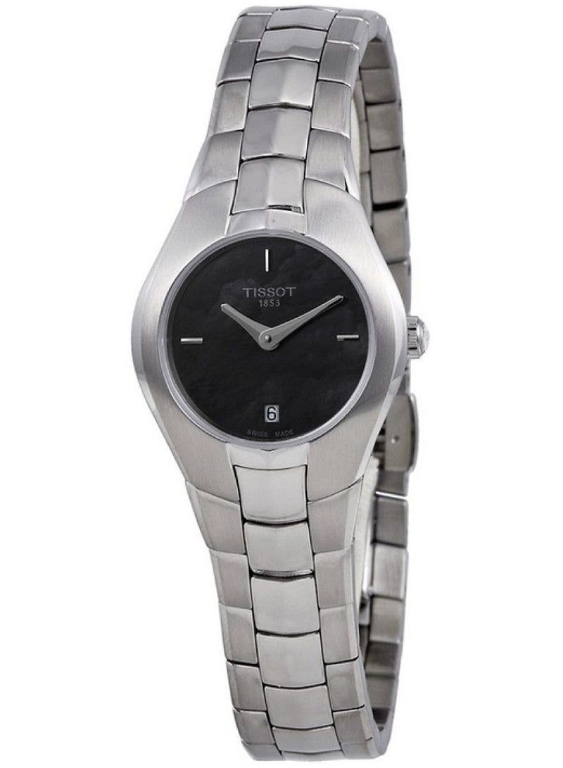 TISSOT T Trend T Round Black Dial Ladies Watch - Image 1