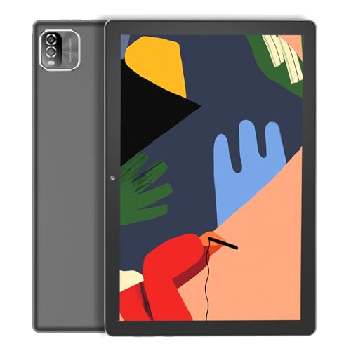 PRITOM All-New Tablet with Case,10 inch Tablet Android 14, 64GB, 1TB Expandable, 1280 * 800 HD IPS Display, Quad-Core Processor, 6000mAh, Bluetooth, TAB10 - Image 1