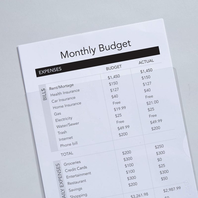 Avery Plastic Document Sleeves, Holds up to 20 Sheets, 12 Clear Sleeves (72311) - Image 2