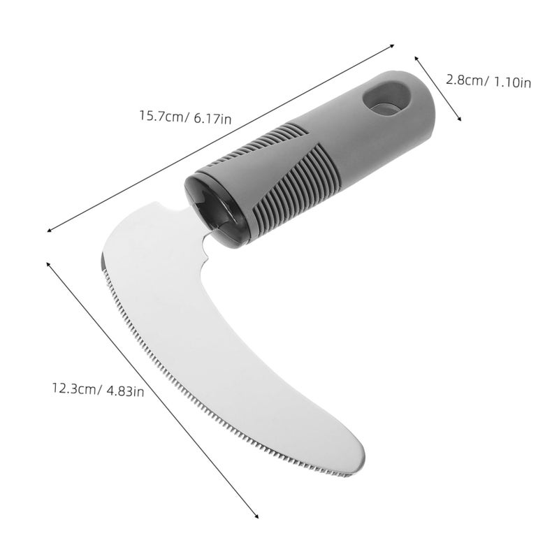 Stainless Steel Steak Cutter for Independent Eating Rehabilitation of Disabled Adults and Seniors with Reduced Dexterity - Image 3