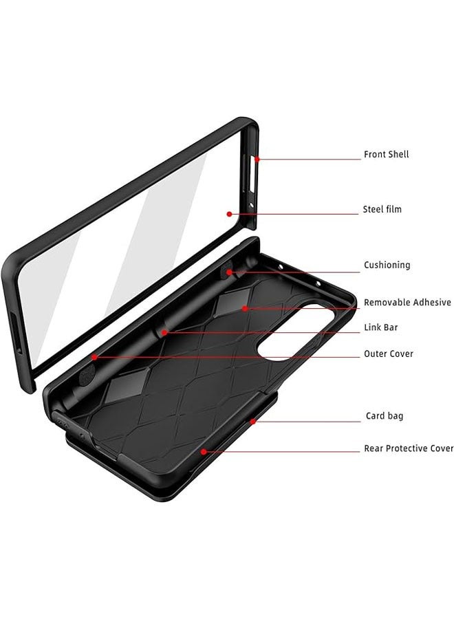 general For Samsung Galaxy Z Fold 4 Heavy Case, Shockproof, Drop-Resistant, Integrated Screensaver Compatible Fold 4 - Image 2