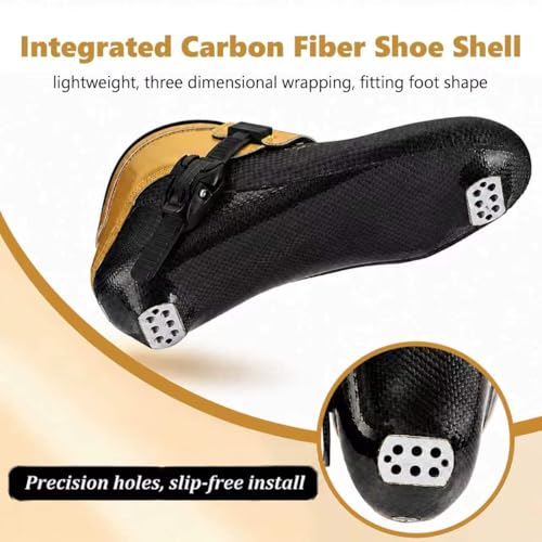 SLJJLHX Inline Speed Skates for Men Women,Professional Carbon Fibre Roller Skates Blades Adult Male Female, High Performance Racing Skates for Marathon Racing & Outdoor Fitness,Black - Image 3