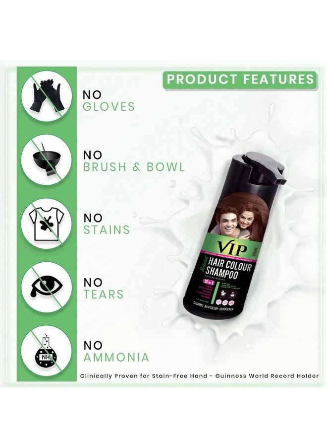 في آي بي شامبو لون الشعر 5 في 1، شامبو لون الشعر بني 180 مل - Image 3