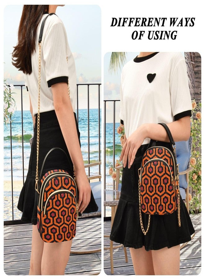 Krafig Shining Carpet Crossbody Bags for Women Detachable Strap Purses Shoulder Bag Travel Handbags - Image 2