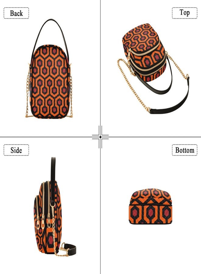 Krafig Shining Carpet Crossbody Bags for Women Detachable Strap Purses Shoulder Bag Travel Handbags - Image 5