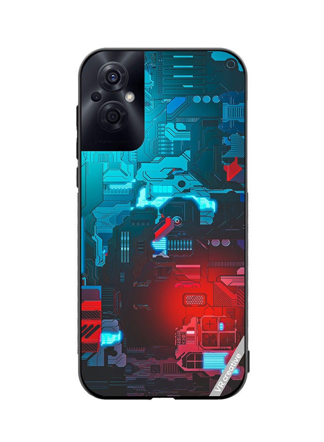 VR CREATIVE Protective Case Cover For Oppo Reno8 Z Tech M7 Design Design Multicolour - Image 1