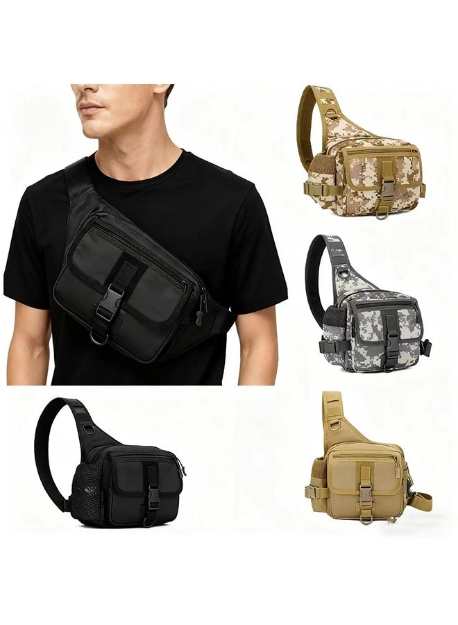 حقيبة حمل للرجال، حقائب كروس بودي، حقيبة خصر عصرية، حقيبة ظهر للتنزه، حقيبة كتف تكتيكية، حقيبة كتف للتمارين الرياضية في الهواء الطلق، حقيبة سفر، حقيبة كتف غير رسمية، حقيبة كتف للجري، التنزه، ركوب الدراجات