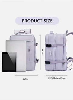 Carry-On Luggage Backpack Unisex Backpack with External Charging Interface, Wet and Dry Separation, Large Capacity Scientific Compartmentalized Backpack, Travel Backpack, Short-Distance Luggage Bag - pzsku/ZED93928D53802ADF76D2Z/45/_/1732169733/f9ae4359-33bd-46f2-a651-c495751cfbb5