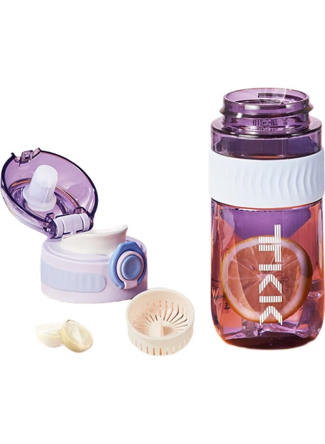 Tkk Straw Cup, Pregnancy And Adult Water Bottle, Summer Plastic Cup For Women, Children'S Student Direct Drinking Cup With Scale, For Drinking While Lying Down - Image 2