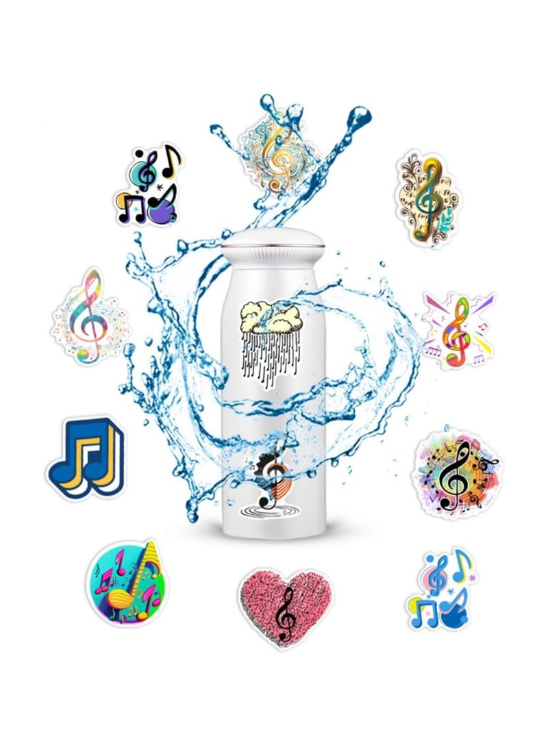 60PCS Music Symbols Stickers for Kids Teens Adults, Music Decals for Laptops, Cartoon Vinyl Musical Note Sticker for Graffiti Phone Guitar Scrapbook Journaling - Image 4