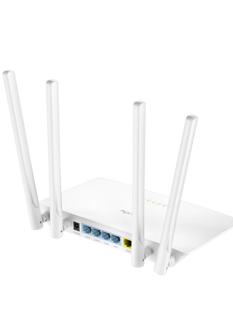 cudy Cudy WR1200 AC1200 Dual-Band Wi-Fi Router | 5 Ethernet Ports, 4 High-Gain Antennas, 100m² Coverage, MU-MIMO, App Control  - Image 5