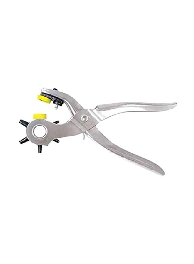 Leather Puncher Silver/Yellow