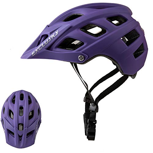 Exclusky Bike Helmet Adults Lightweight Bicycle Helmet Mountain Bike Helmet for Men Women - Image 1