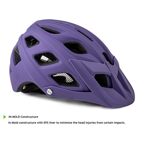 Exclusky Bike Helmet Adults Lightweight Bicycle Helmet Mountain Bike Helmet for Men Women - Image 4