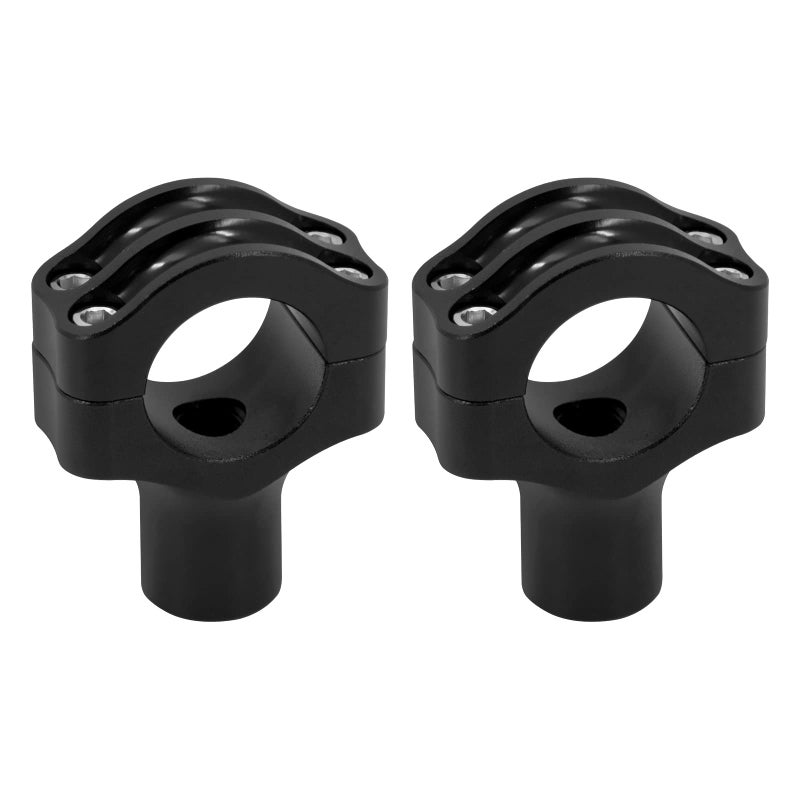 HDBUBALUS 125 رافع مقود الدراجة النارية مثبت مقود مناسب لهارلي سبورتستر رود كينغ داينا سوفتيل لون أسود بالكامل