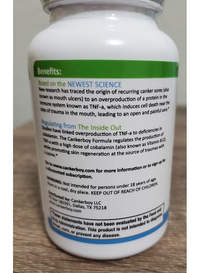 Cankerboy Canker Sore Solution | 60 Count Bottles - Image 3