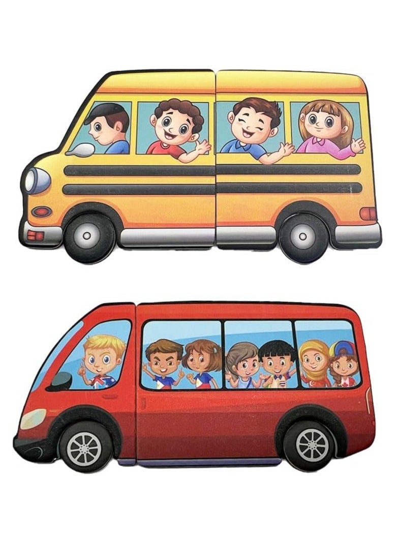 TOY GARDEN Magnetic Puzzle Set with Urban Traffic Theme - 2-in-1 Interactive Learning Toy for Kids, Including Magnetic Puzzle, Drawing Board, and Accessories - Perfect for Early Childhood Education, Enhancing Fine Motor Skills, Creativity, and Cognitive Development  - Image 3