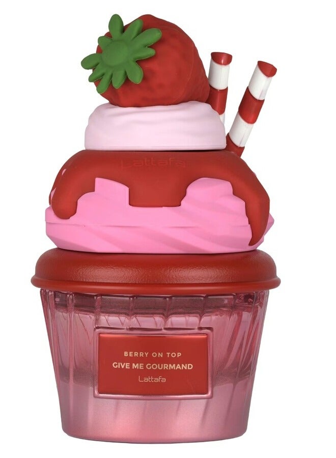 Lattafa Unisex Give Me Gourmand Berry On Top EDP Spray 2.53 oz Fragrances - Image 2