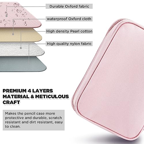 Zannaki Big Capacity Storage Pouch Marker Pen Pencil Case Simple Stationery Bag Box Art Tool & Sketch Storage Boxes for Bullet Journal Middle High School Office College Student Girl Women Adult Teen - Image 5