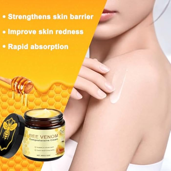 Tabriyot 2PC Bee Venom Comprehensive Cream,Visibly Reduces Skin Blemishes,Bee Venom Skin Treatment Cream Repair for All skin Types - Image 3